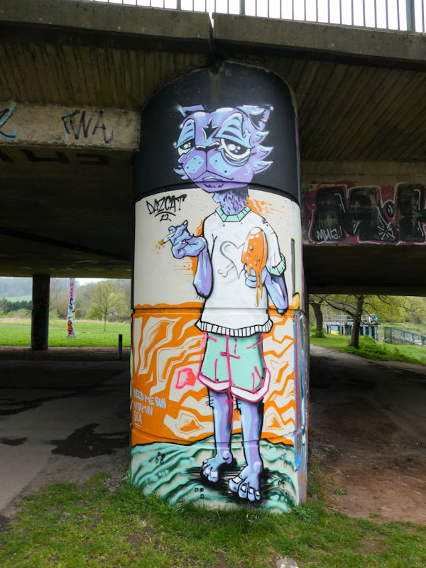 Daz Cat, Brunel Way, Bristol, March 2022