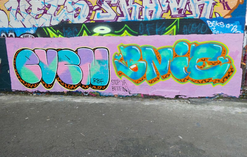 Evey and Bnie, Dean Lane, Bristol, April 2022