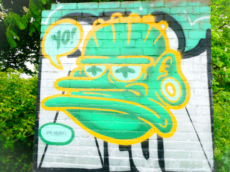 Mr Underbite, Brunel Way, Bristol, April 2022