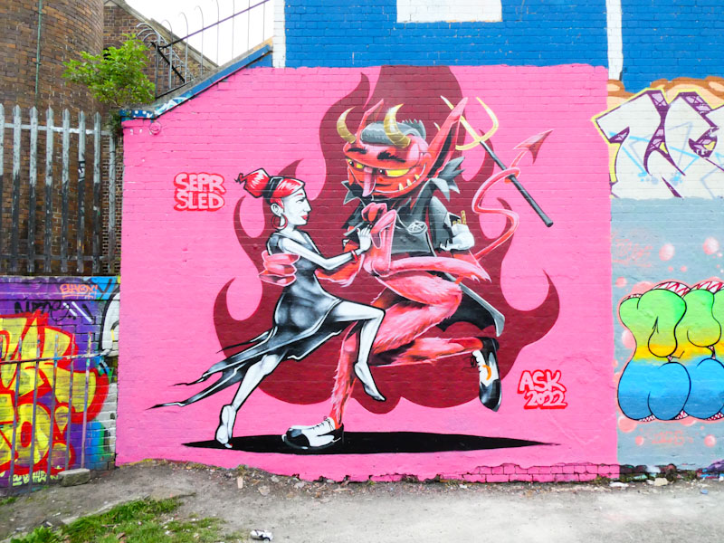 Sepr and Sled One, Dean Lane, Bristtol, April 2022