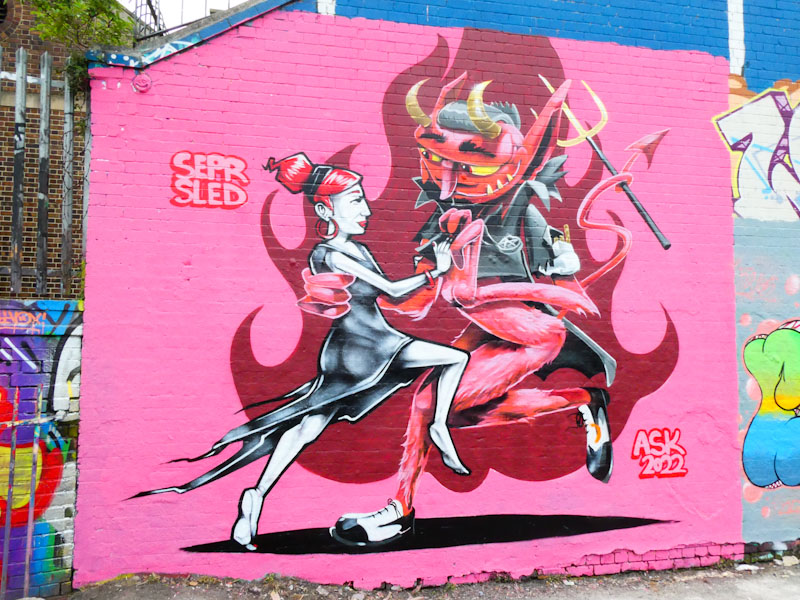Sepr and Sled One, Dean Lane, Bristtol, April 2022