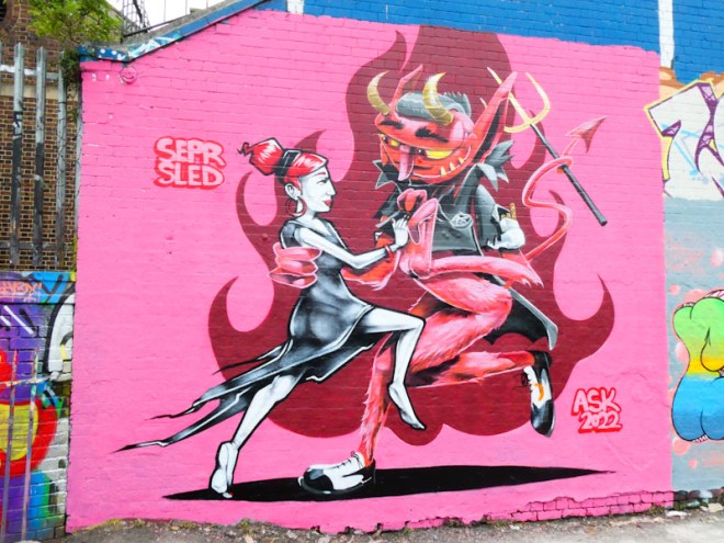 Sepr and Sled One, Dean Lane, Bristtol, April 2022