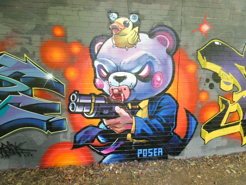 Posea, Sparke Evans Park, Bristol, June 2022