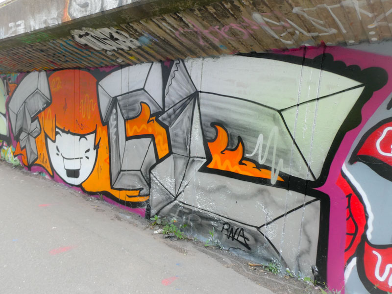 Face 1st, M32 Cycle path, Bristol, June 2022