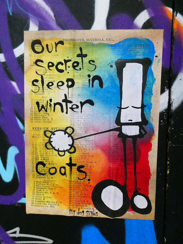 My Dog Sighs, Leonard Lane, Bristol, May 2022