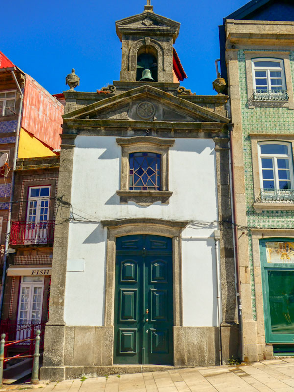 Small church door, Porto, Portugal, June 2022