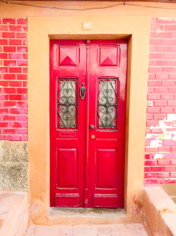 Red door, Porto, Portugal, June 2022