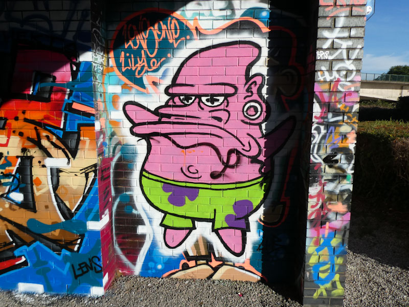 Mr Underbite, Cumberland Basin, Bristol, July 2022