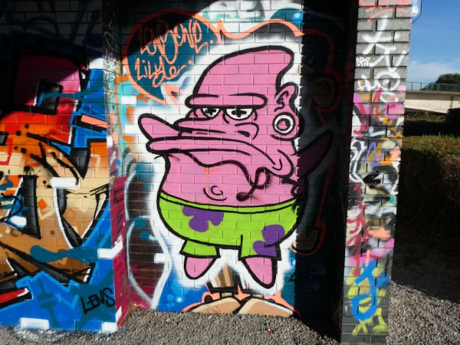 Mr Underbite, Cumberland Basin, Bristol, July 2022