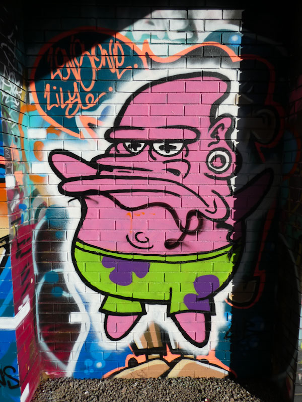 Mr Underbite, Cumberland Basin, Bristol, July 2022