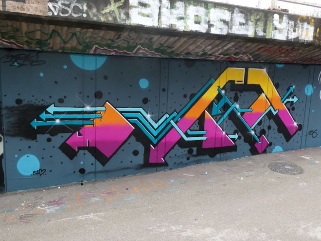 Marckinetic, M32 Cycle path, Bristol, July 2022