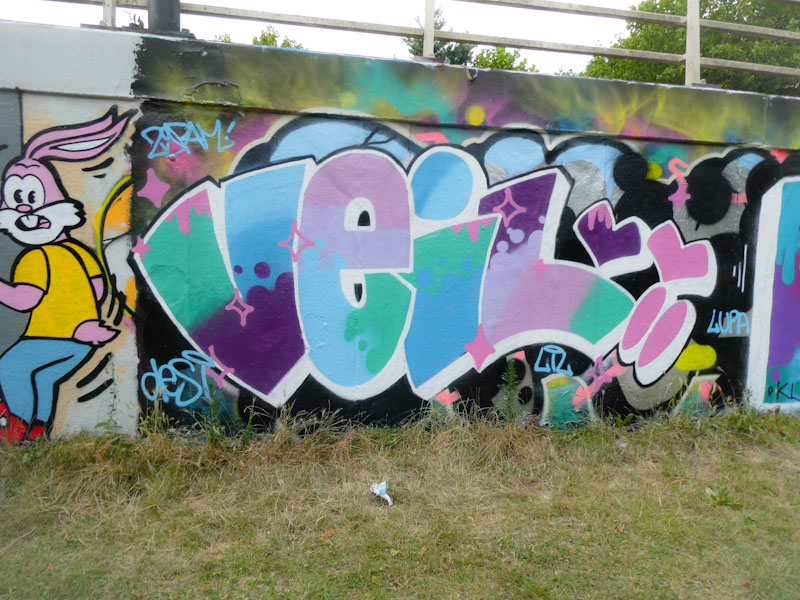 Desi, M32 roundabout, Bristol, July 2022