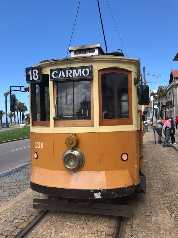 Porto Tram, line 18, Porto, Portugal, June 2022