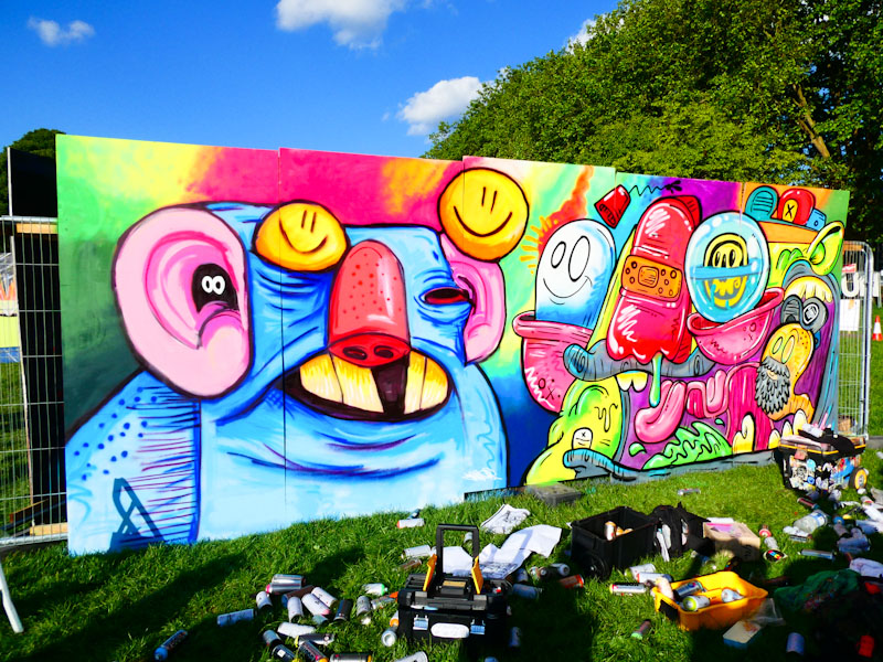 Jimmer Willmott and Guts, Upfest 22, Bristol, May 2022