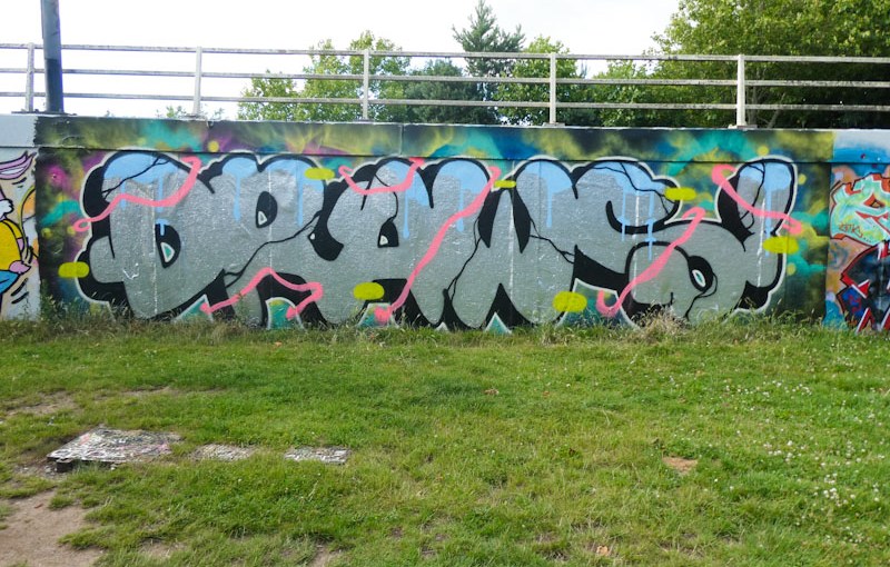 Mr Draws, M32 roundabout, Bristol, July 2022