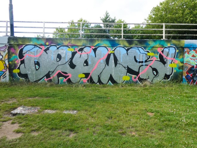 Mr Draws, M32 roundabout, Bristol, July 2022