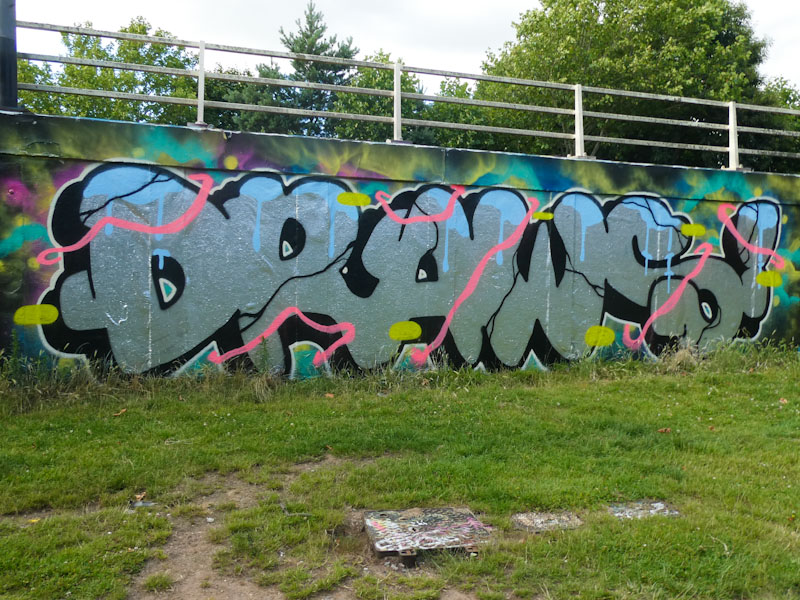 Mr Draws, M32 roundabout, Bristol, July 2022