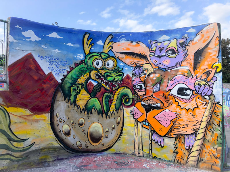 Conrico and Daz Cat, Dean Lane, Bristol, August 2022