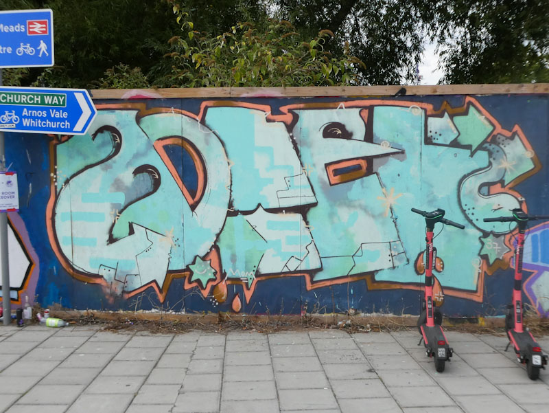 Dog Bless the Band, Cattle Market Road, Bristol, August 2022