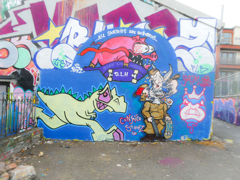 Ryder, T-Rex, Conrico and Kool hand, Dean Lane, Bristol, September 2022