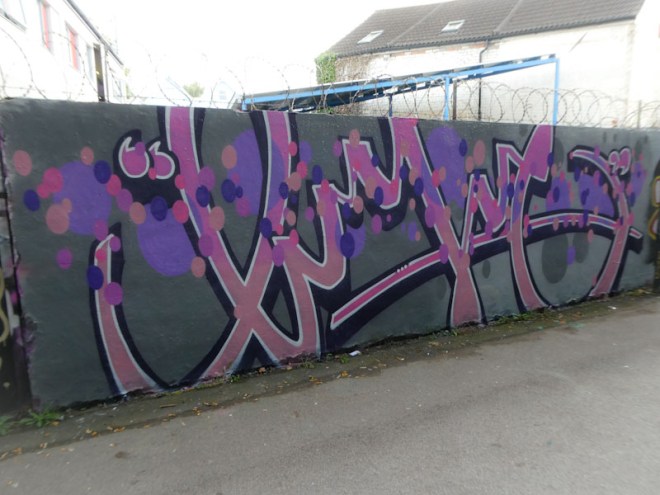 Logoe, M32 Cycle path, Bristol, October 2022