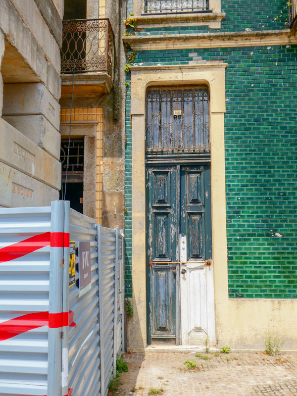 Door and tiles, Foz do Douro, Porto, May 2022