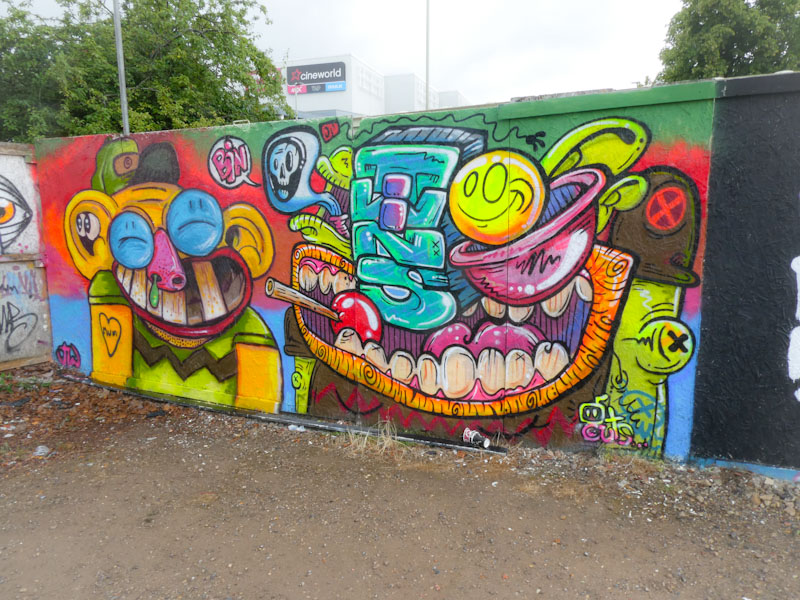 Jimmer Willmott and Guts, Cheltenham Paint Festival 22, Cheltenham, July 2022