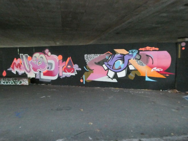 Mudra and Saor, M32 Spot, Bristol, November 2022