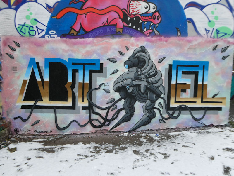 Acer One and Andy Council, Dean Lane, Bristol, December 2022