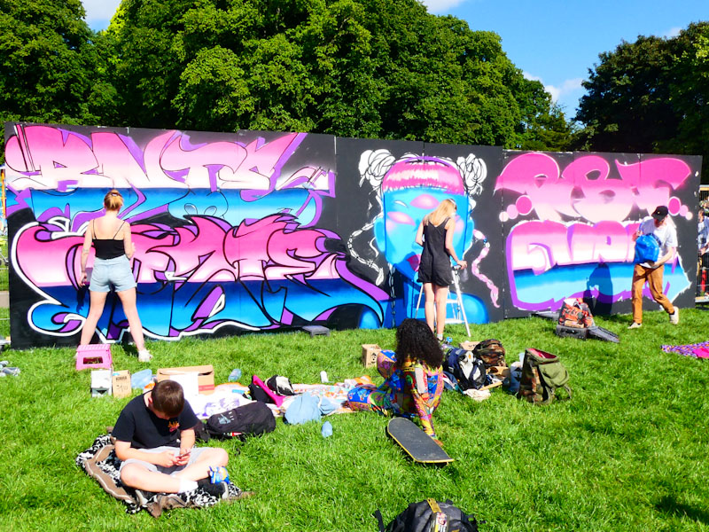 Bnie, Vozie, Pekoe and Evey, Upfest 22, Bristol, May 2022