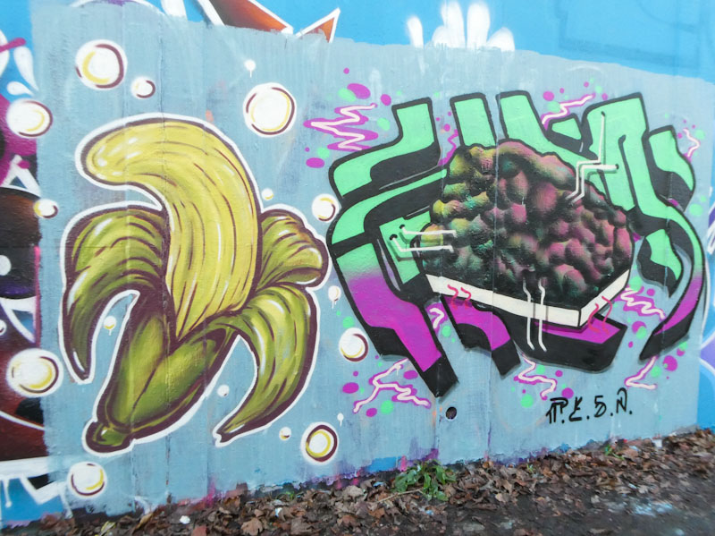 Mommynature and Nugmoose, M32 roundabout, Bristol, January 2023