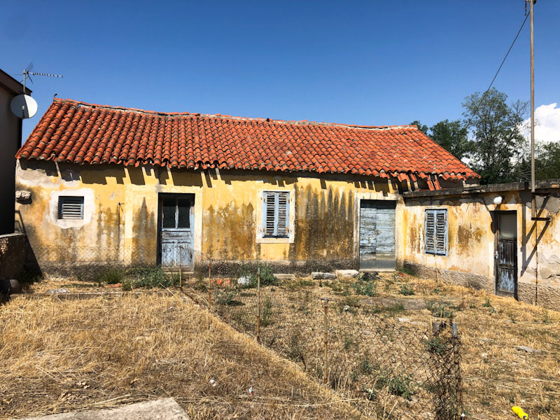 Three doors, Zaton, Croatia, August 2022