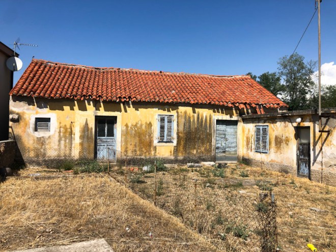 Three doors, Zaton, Croatia, August 2022