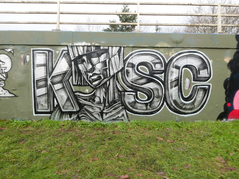 Kosc, M32 roundabout, Bristol, December 2022