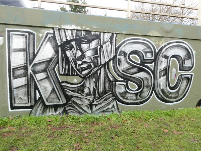 Kosc, M32 roundabout, Bristol, December 2022