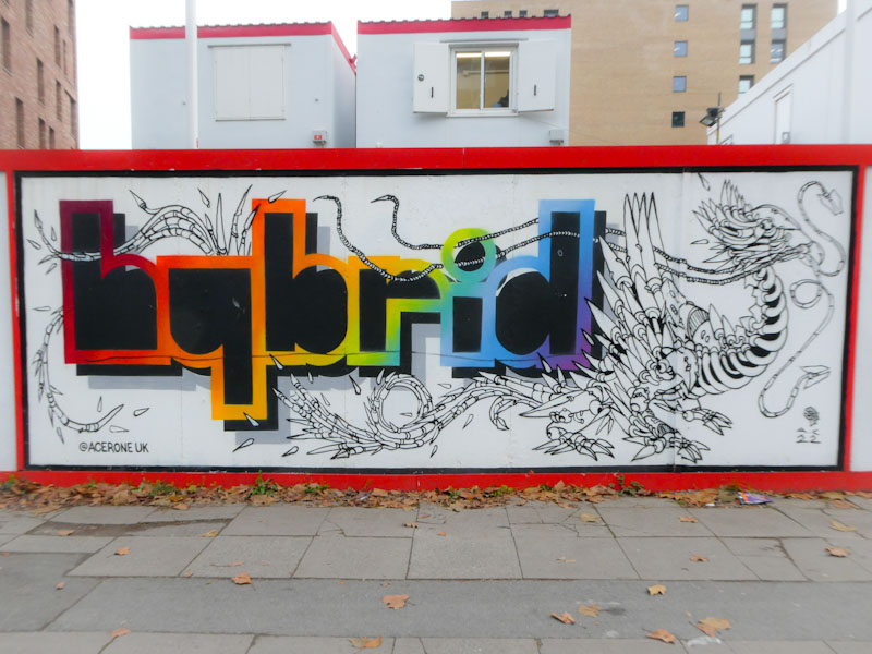 Acer One and Andy Council, Temple Way, Bristol, December 2022