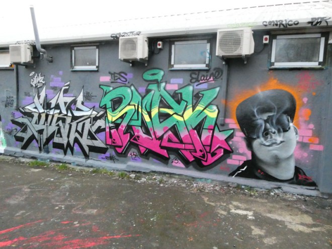 Dibz, Rusk and Shade One, Dean Lane, Bristol, February 2023