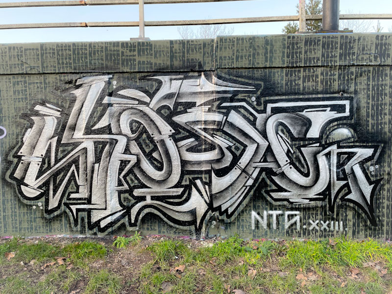 Kosc, M32 roundabout, Bristol, January 2023