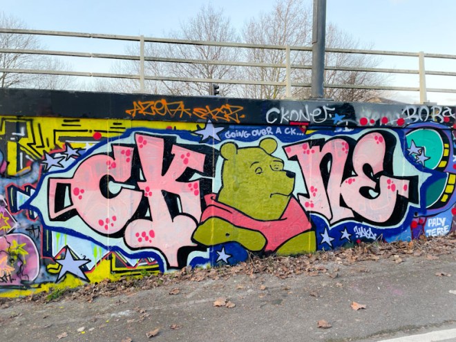 Haka, M32 roundbout, Bristol, January 2023