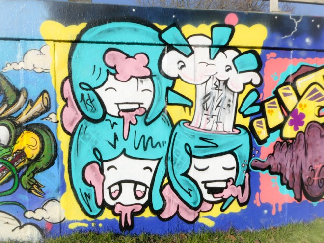 Face 1st, M32 roundabout, Bristol, February 2023