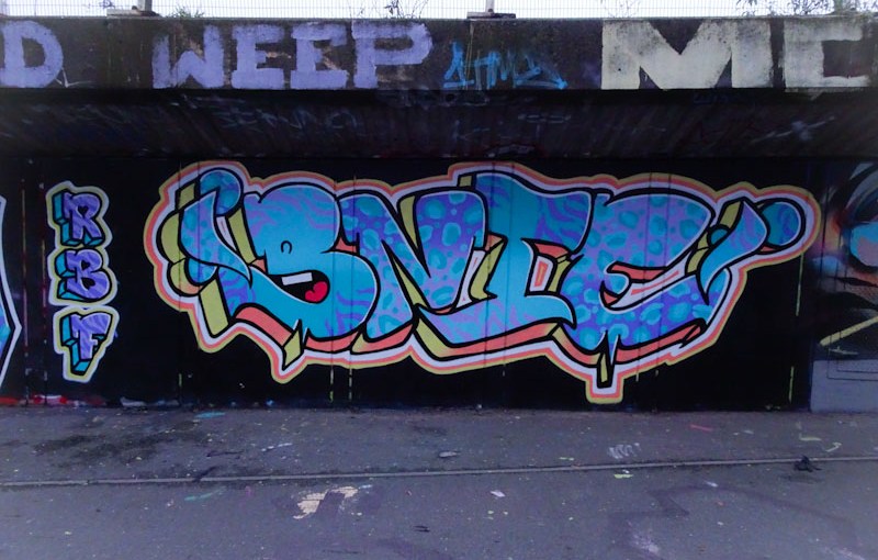 Bnie, M32 Cycle path, Bristol, November 2020