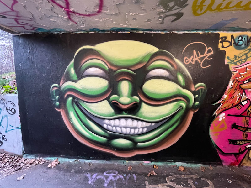 Zake, M32 roundabout, Bristol, February 2023