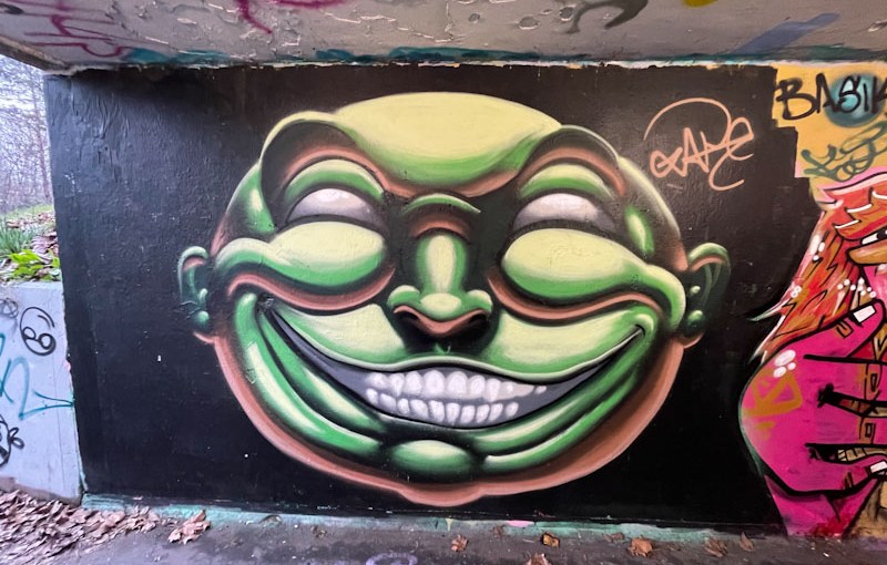 Zake, M32 roundabout, Bristol, February 2023