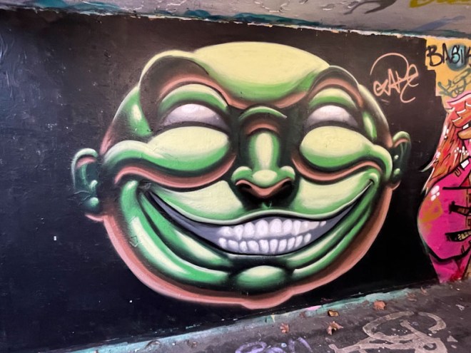 Zake, M32 roundabout, Bristol, February 2023