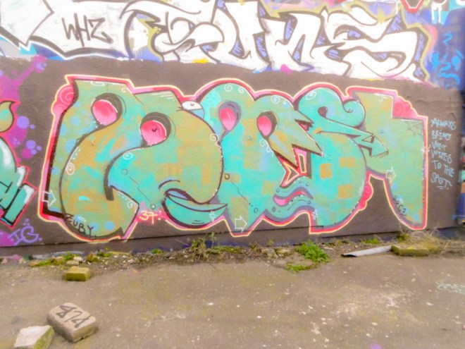 Dog Bless the Band, M32 Cycle path, Bristol, March 2023