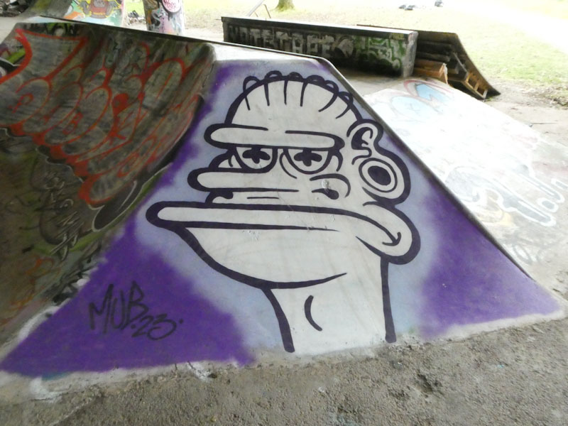 Mr Underbite, Brunel Way, Bristol, March 2023