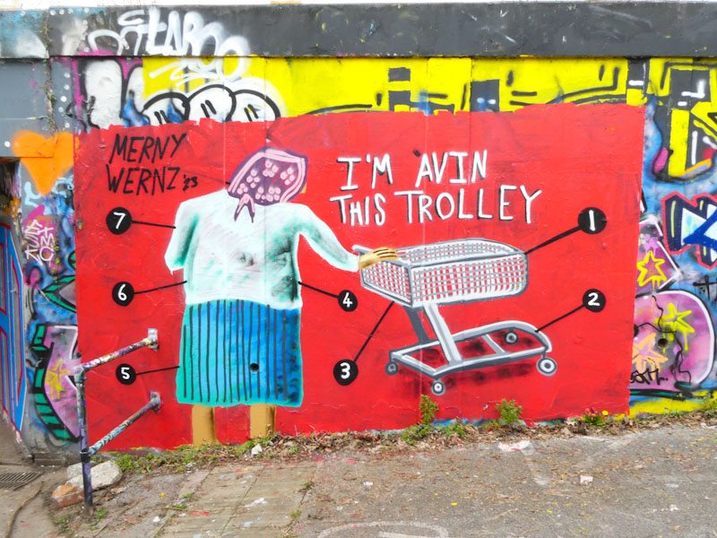 Merny, M32 roundabout, Bristol, April 2023