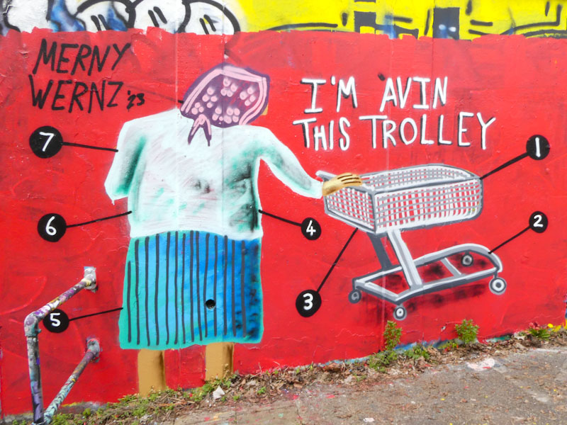 Merny, M32 roundabout, Bristol, April 2023