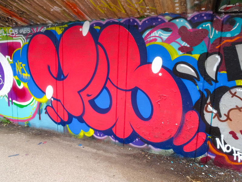 Slim Pickings (TES), M32 Cycle path, Bristol, June 2021