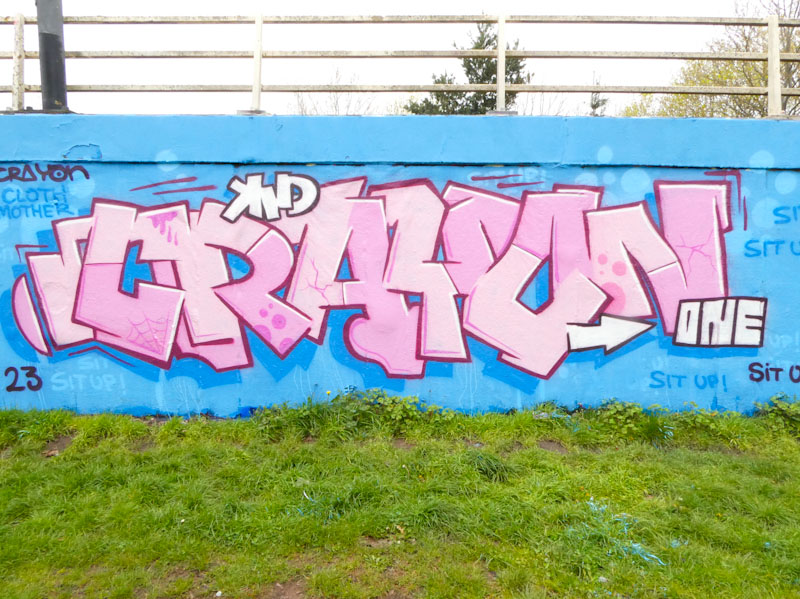 Kid Crayon, M32 roundabout, Bristol, April 2023